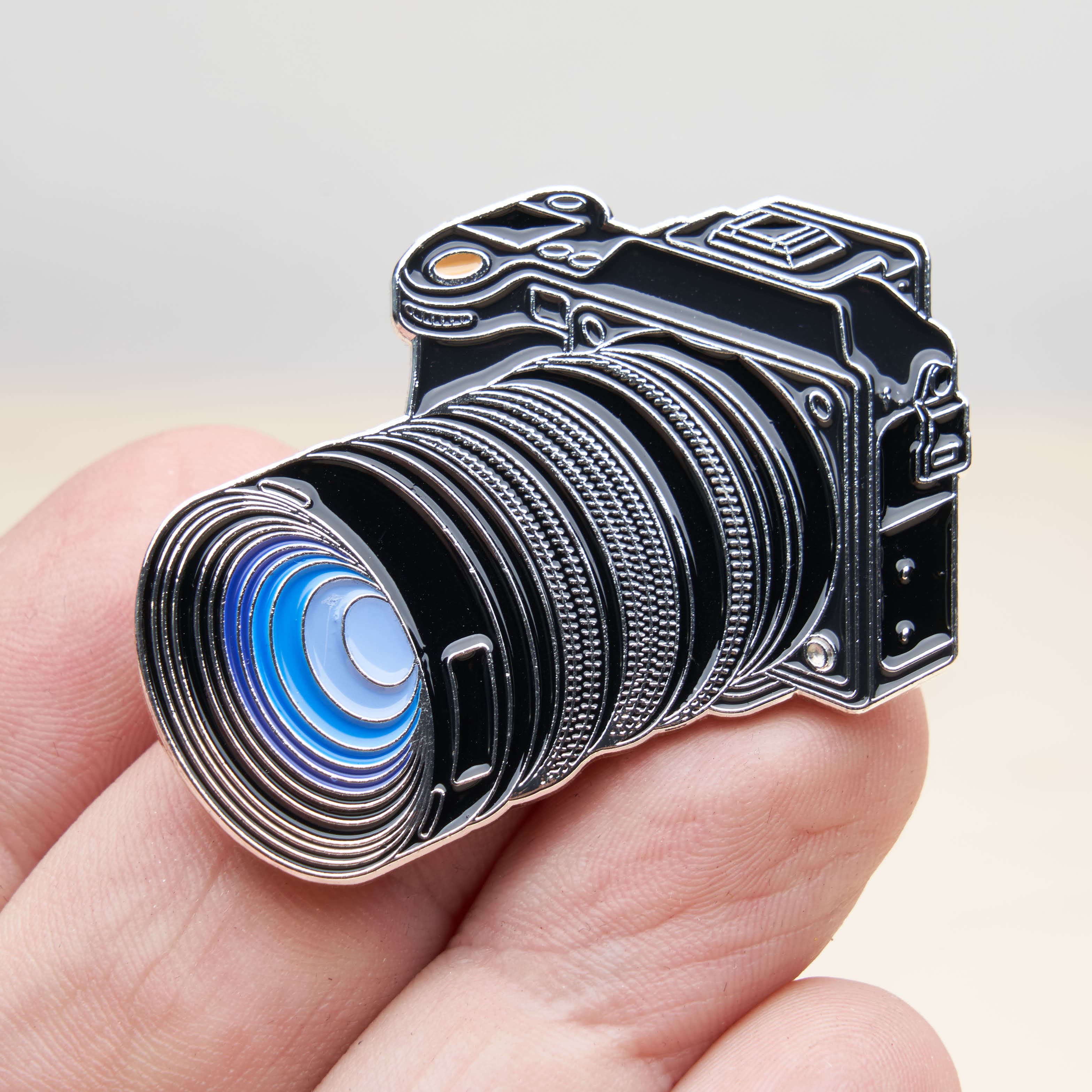 Hasselblad X2d 100c Lapel Enamel Pin - Digital Medium Format Badge