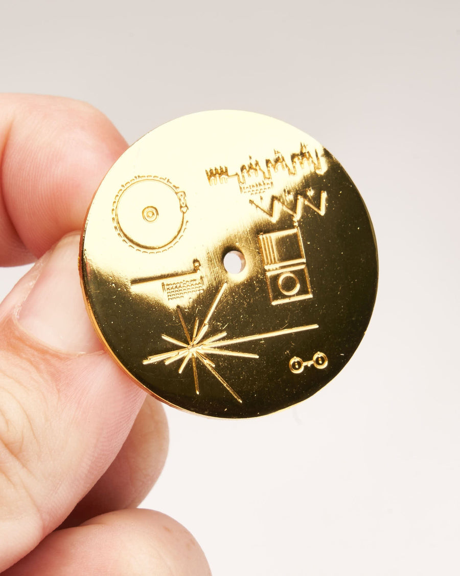 Carl Sagan Golden Record Pin