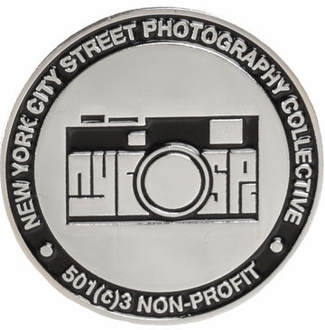 NYC Street Photography Collective Pin Silver Variant