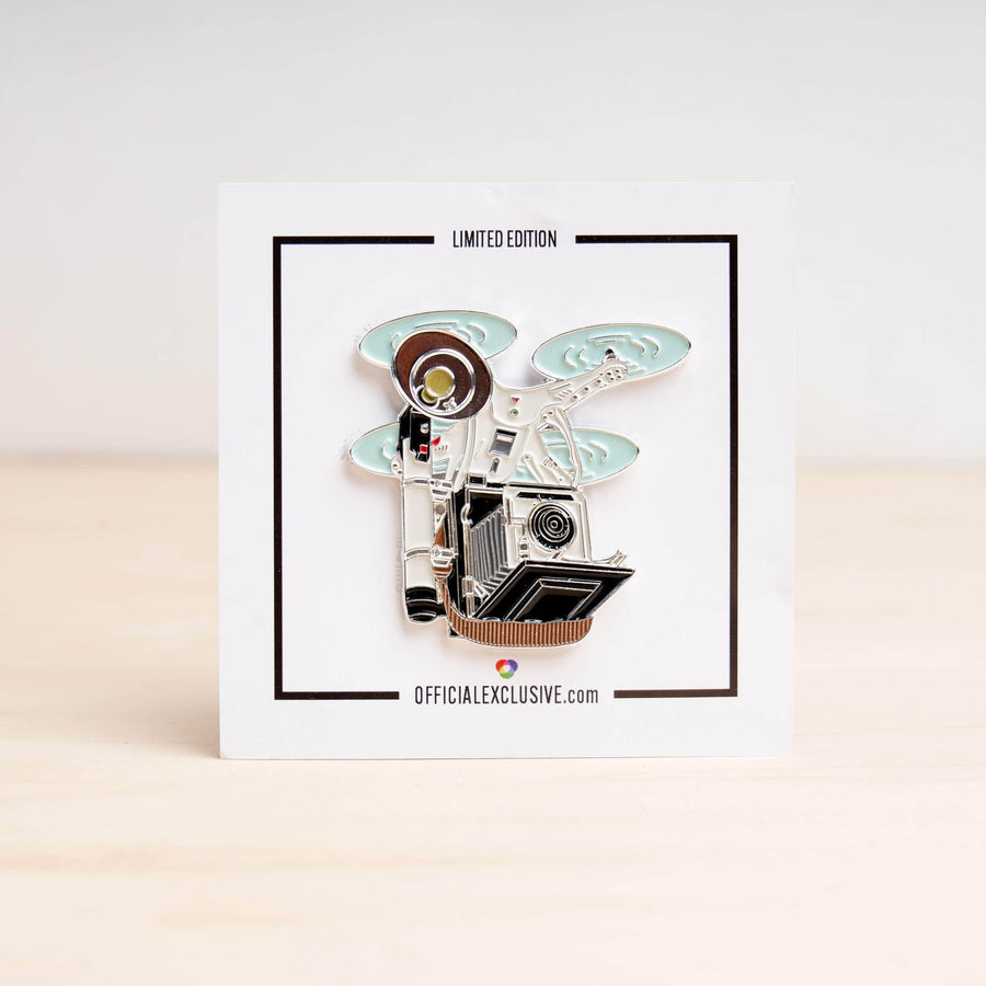 Flying Speed Graphic Drone Camera Pin