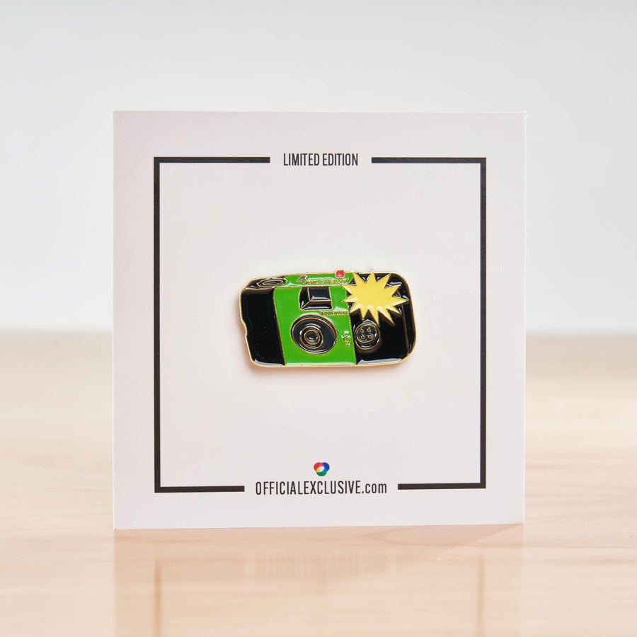Flashing Disposable Camera #1 Pin Gold Variant