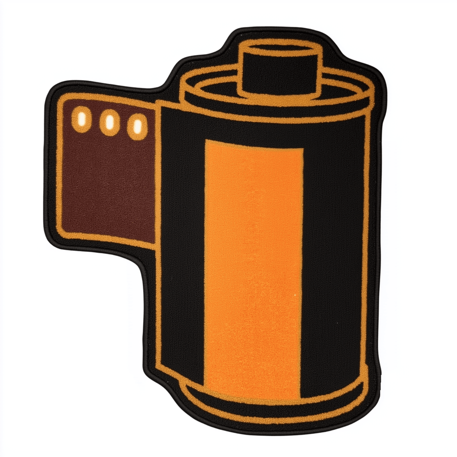 35mm Film Canister Rug