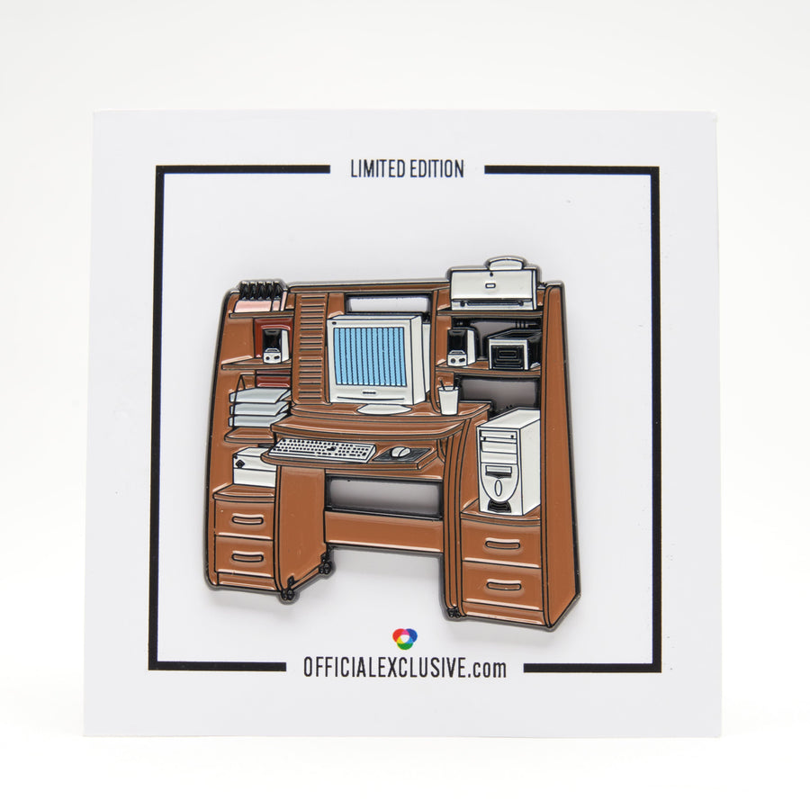 Enamel Pin Computer Blast from the Past: 90s Windows Desktop Computer Hutch Pin – Official ...