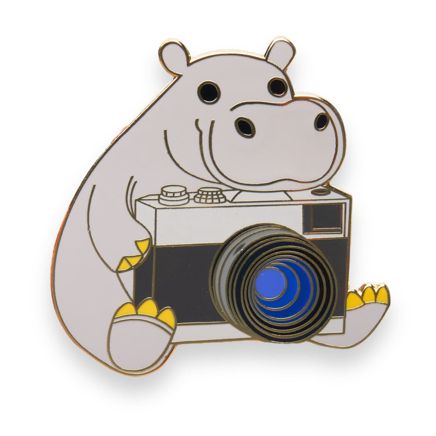 Hippo Photographer Pin