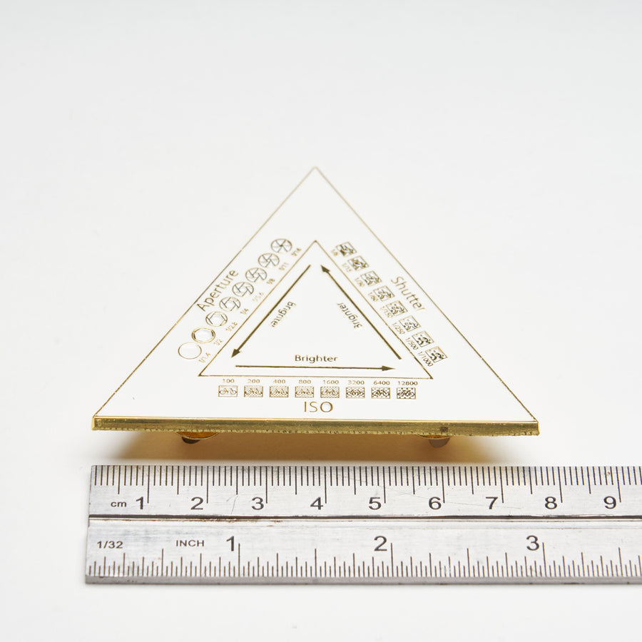 Aperture, Shutter Speed, ISO Chart Guide Enamel Pin