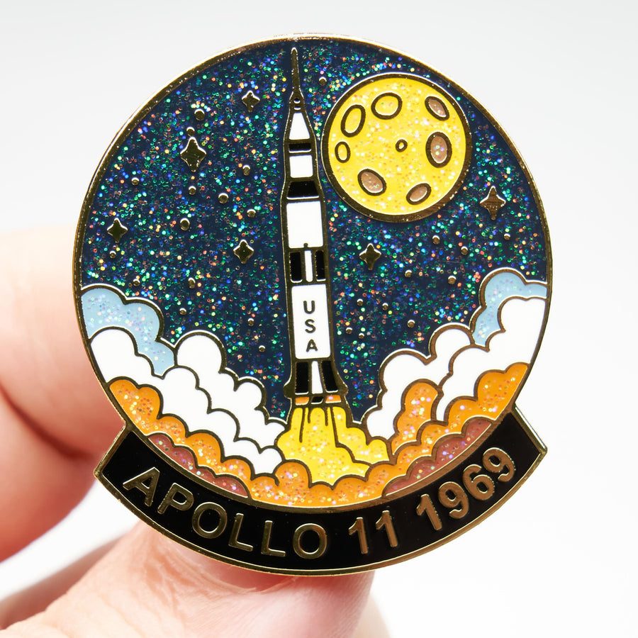 Apollo 11 Lunar Mission Rocket Launch Pin