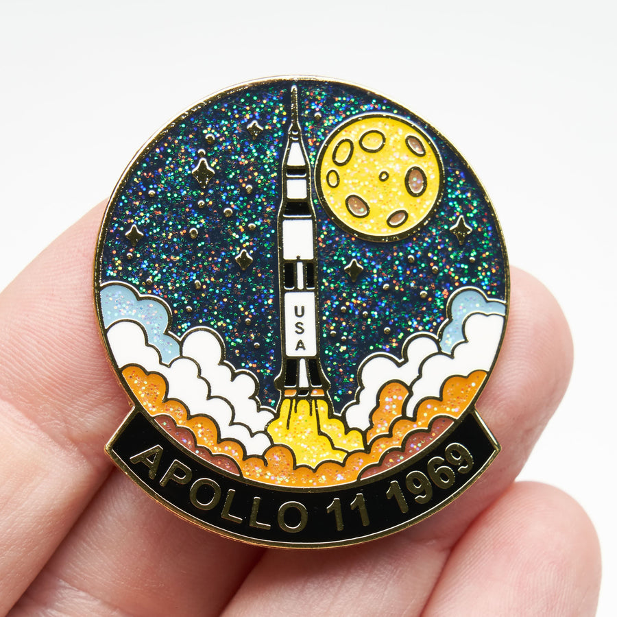 Apollo 11 Lunar Mission Rocket Launch Pin
