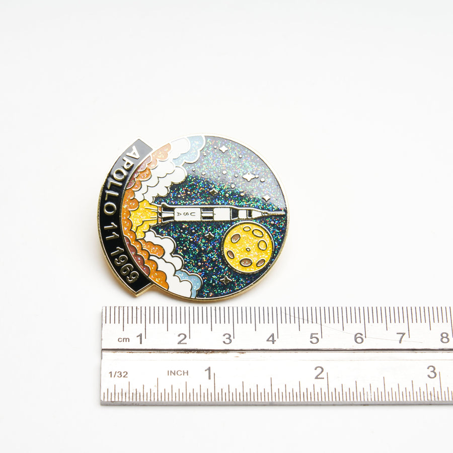 Apollo 11 Lunar Mission Rocket Launch Pin