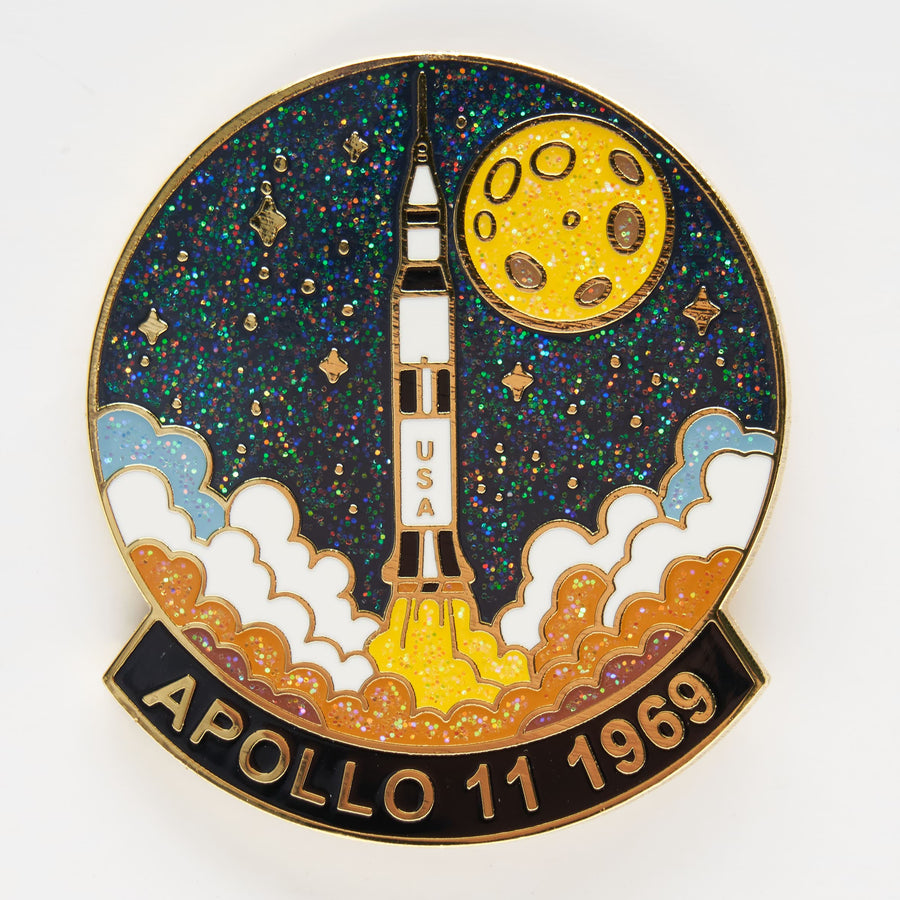Apollo 11 Lunar Mission Rocket Launch Pin