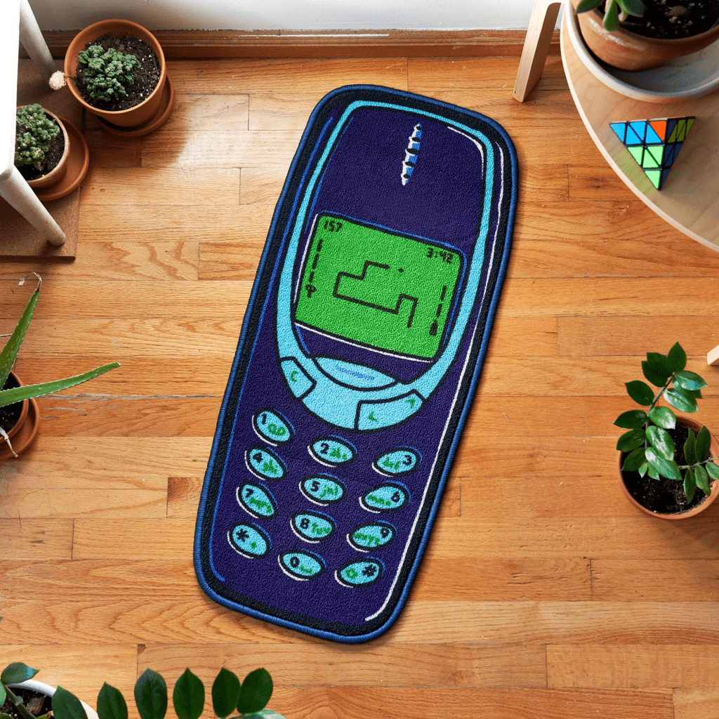 Telephone Rug Brick Cell Phone