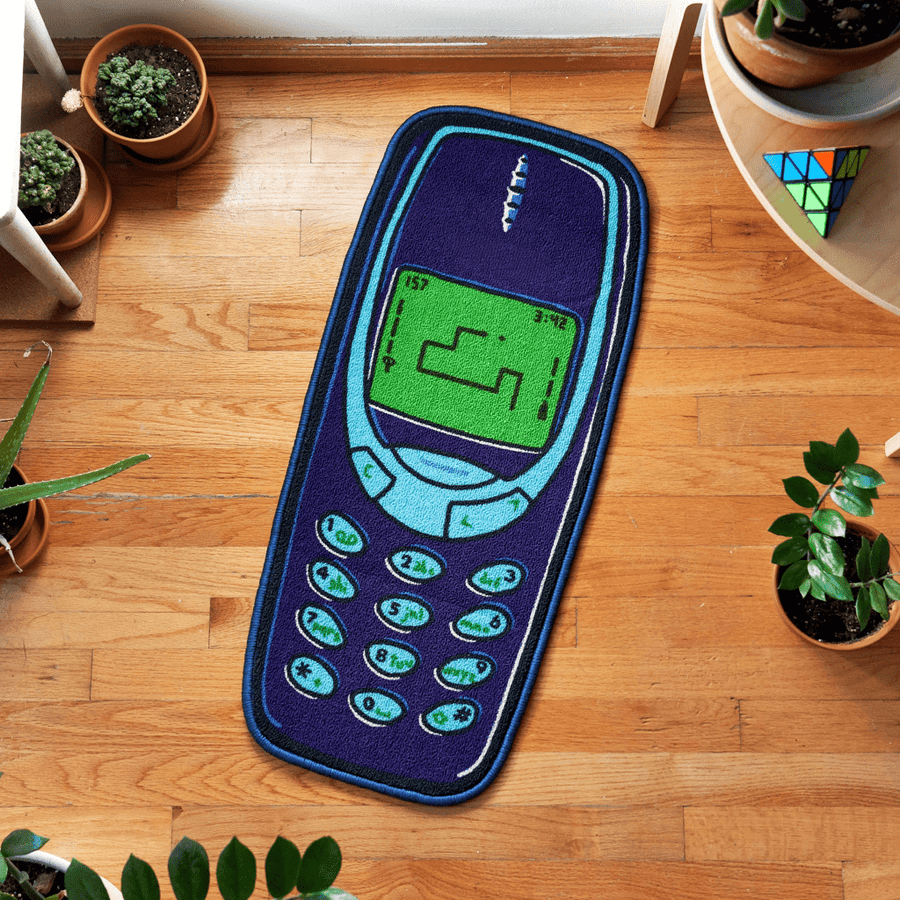 Vintage Brick Cell Phone Rug