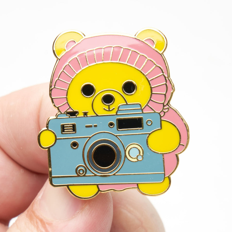 Bear Photographer Pin