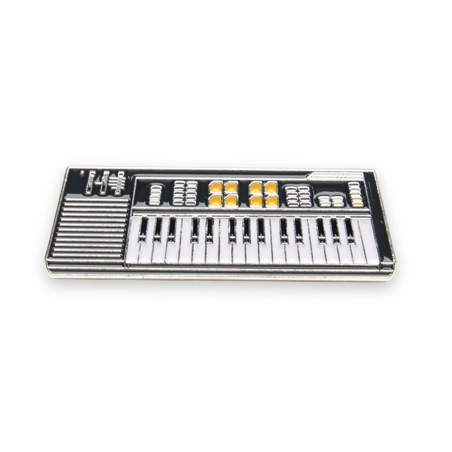 Retro Sampling Keyboard Synth Pin