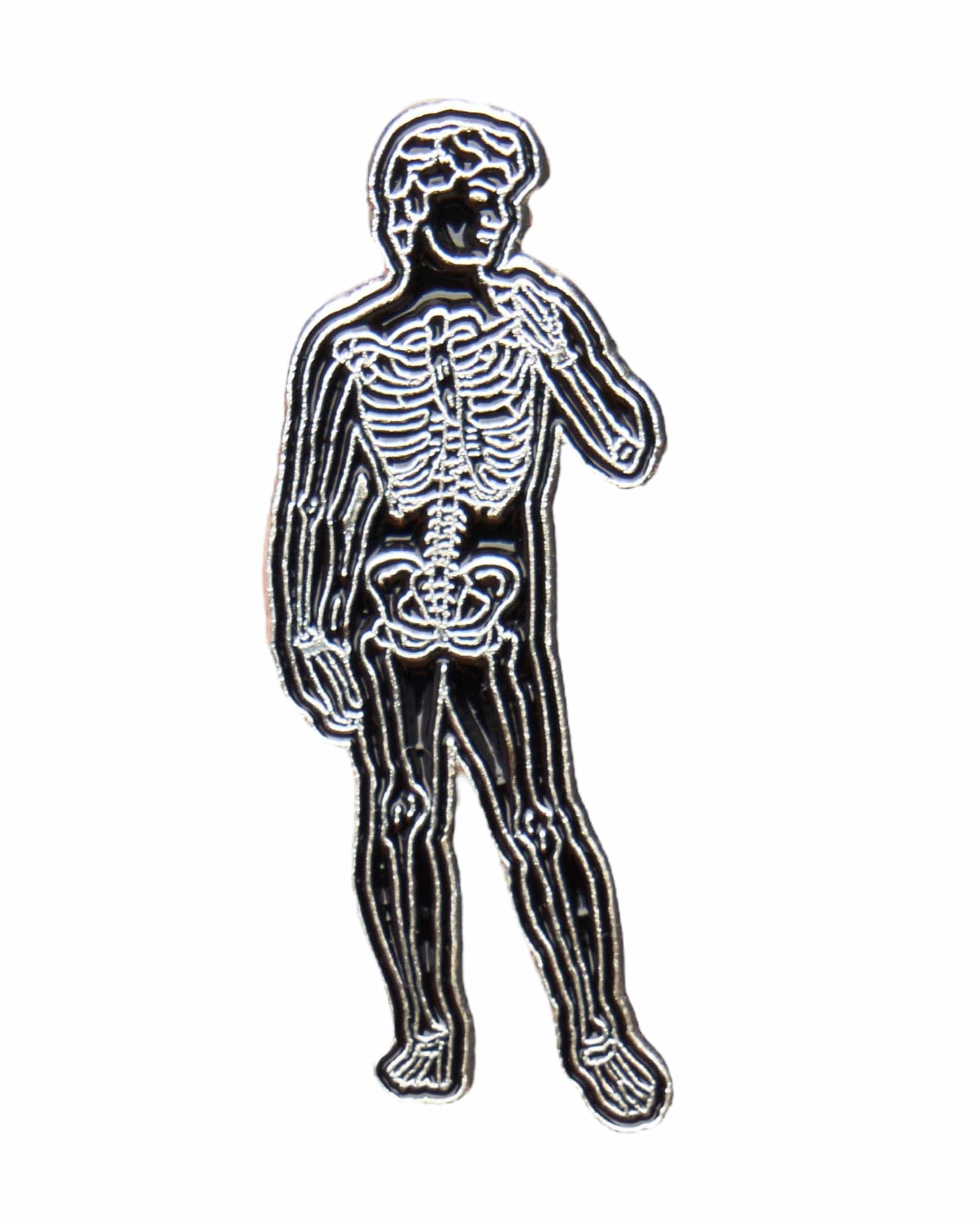 Skeleton David Enamel Pin: A Striking Artistic Rendition Inspired by ...