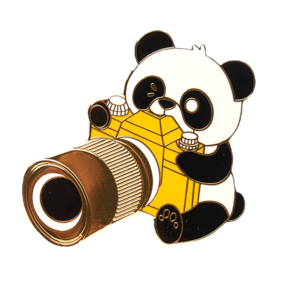 Panda Photographer Pin