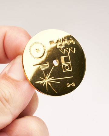 Carl Sagan Golden Record Pin