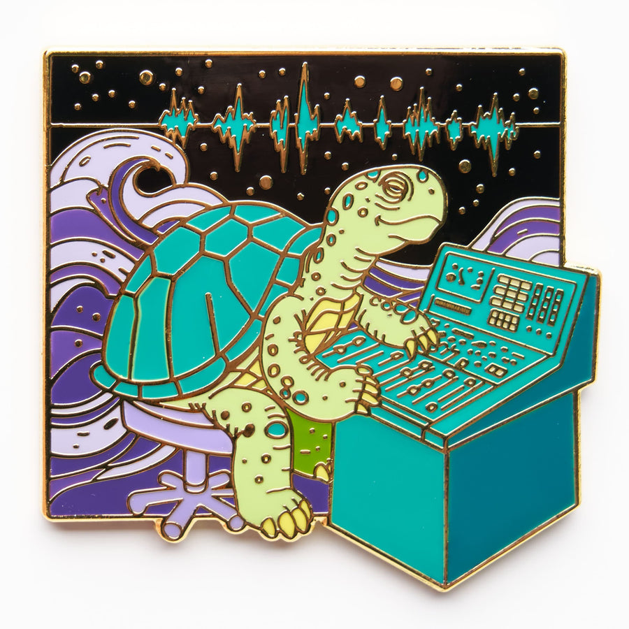 Slow Mix Turtle Pin