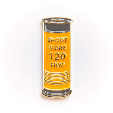 Shoot More 120 Gold Film Pin