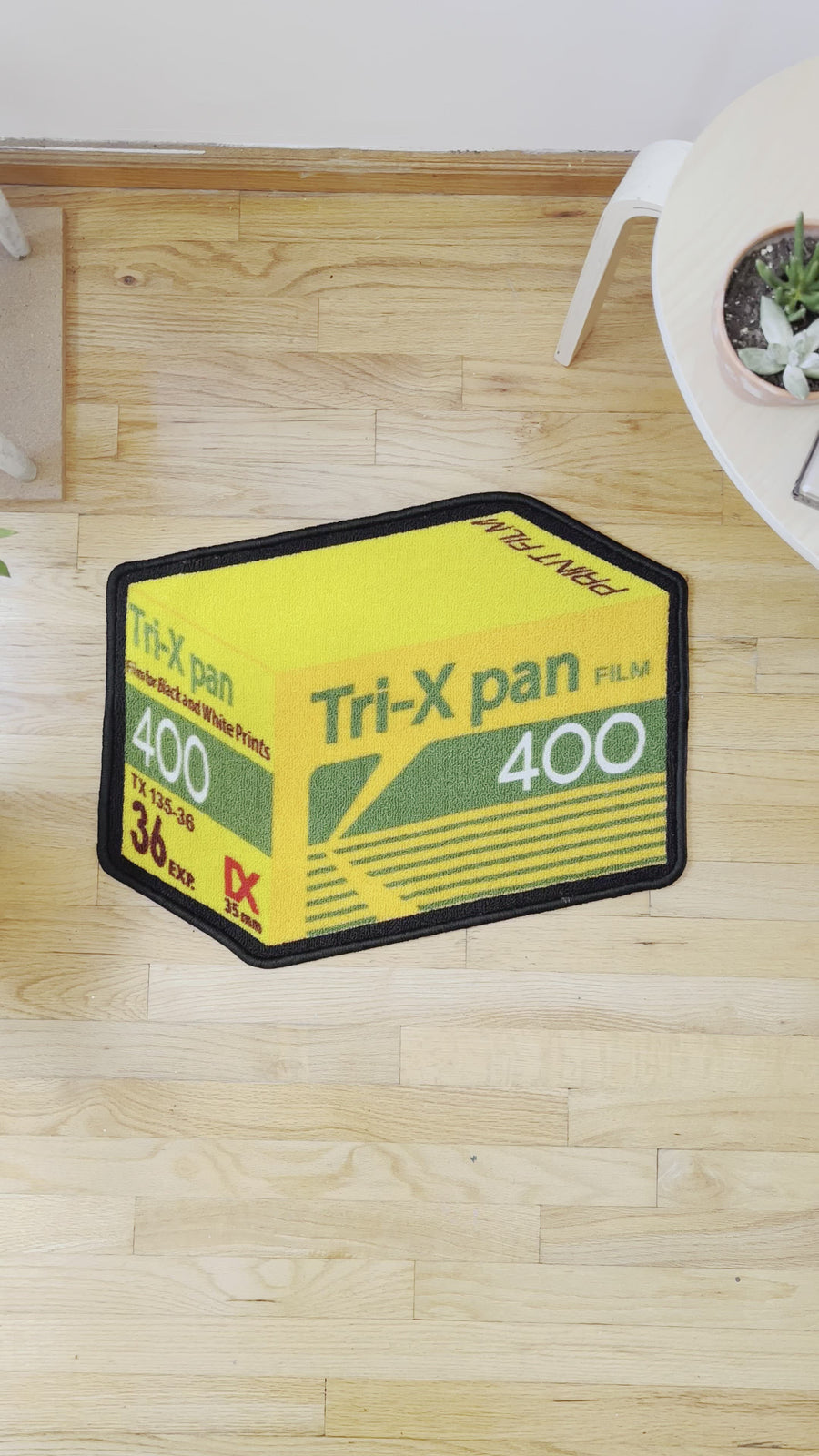 Tri X Pan 400 Film Box Rug Mini