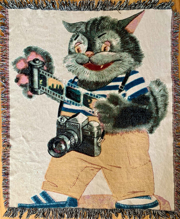 Cat Camera Blanket