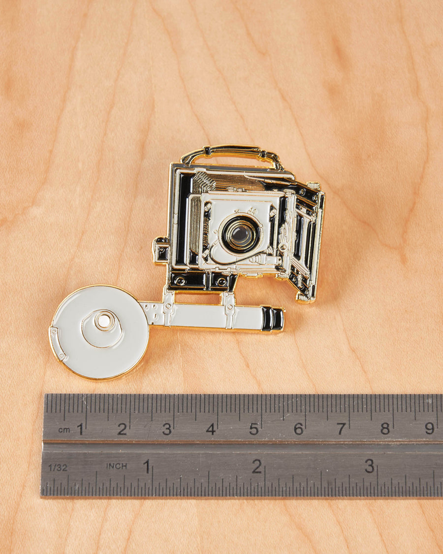 Speed Graphic Large Format Camera #1 Pin Gold Variant
