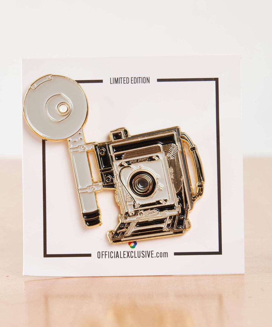 Speed Graphic Large Format Camera #1 Pin Gold Variant