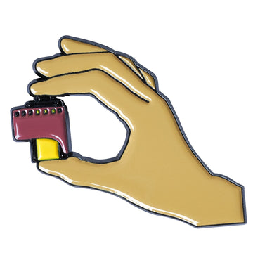 Hand Holding 35mm Film Pin