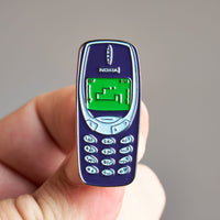 Snake Game Nokia 3310 Enamel Pin Brick Phone Enamel Pin 