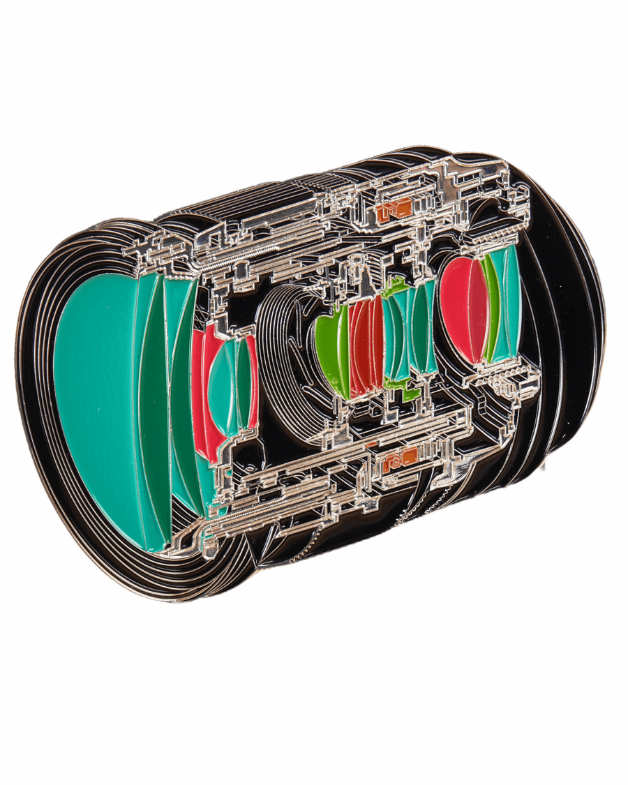 Lens Cross Section Color Variant Pin