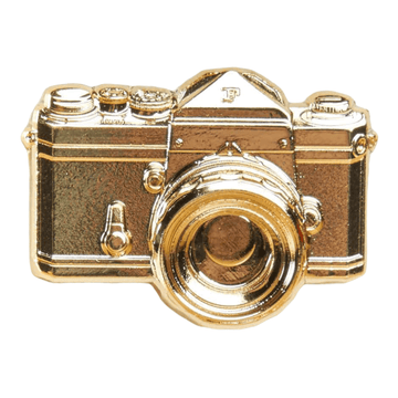 F SLR 3D Gold Camera Pin