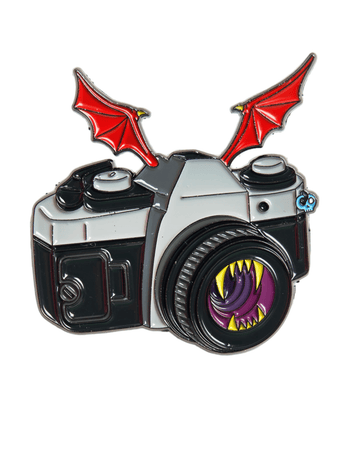 Vampire Bat Camera Pin