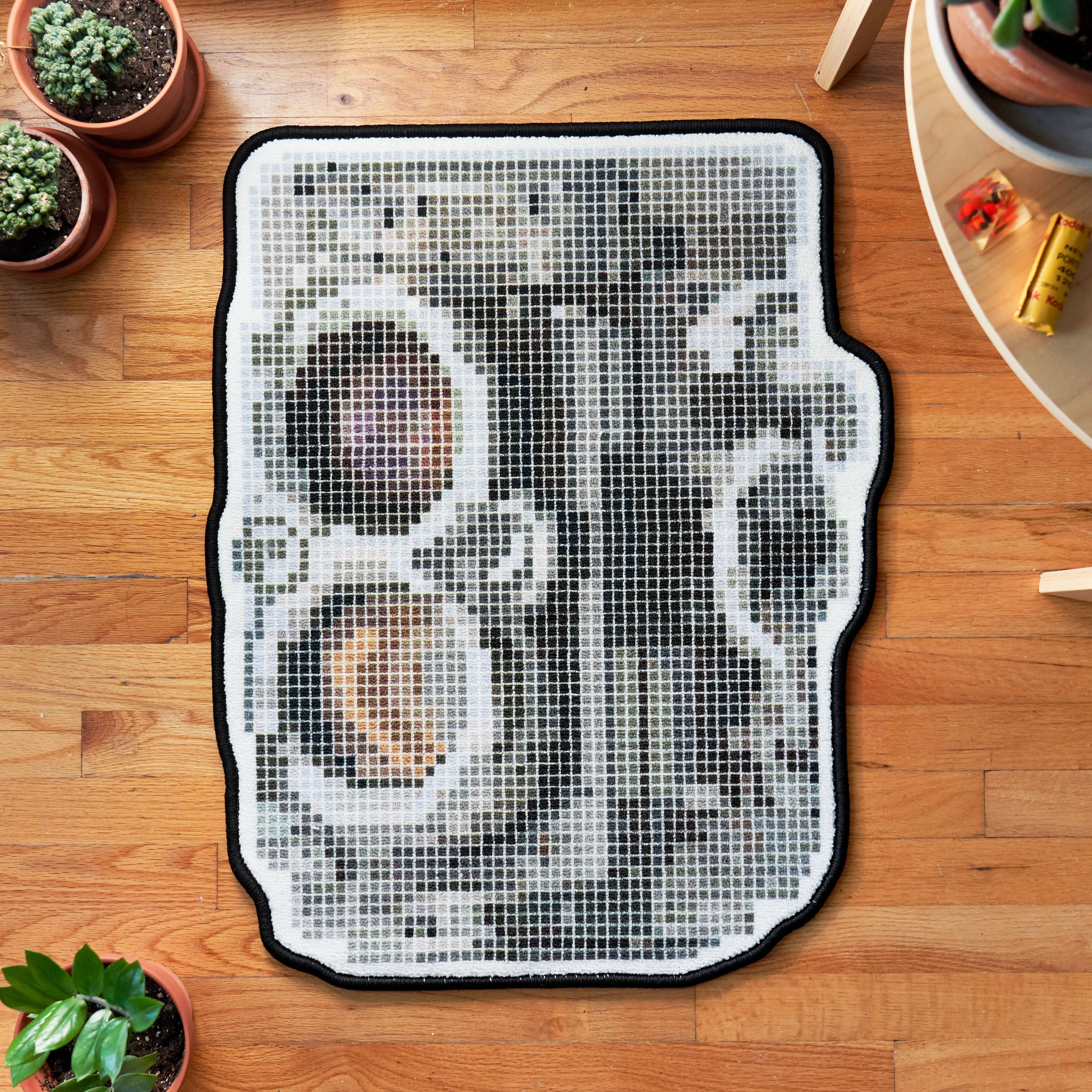 Rolleiflex Pixel Art 2.8f 3.5 Mini Rug, Medium Format TLR Film ...