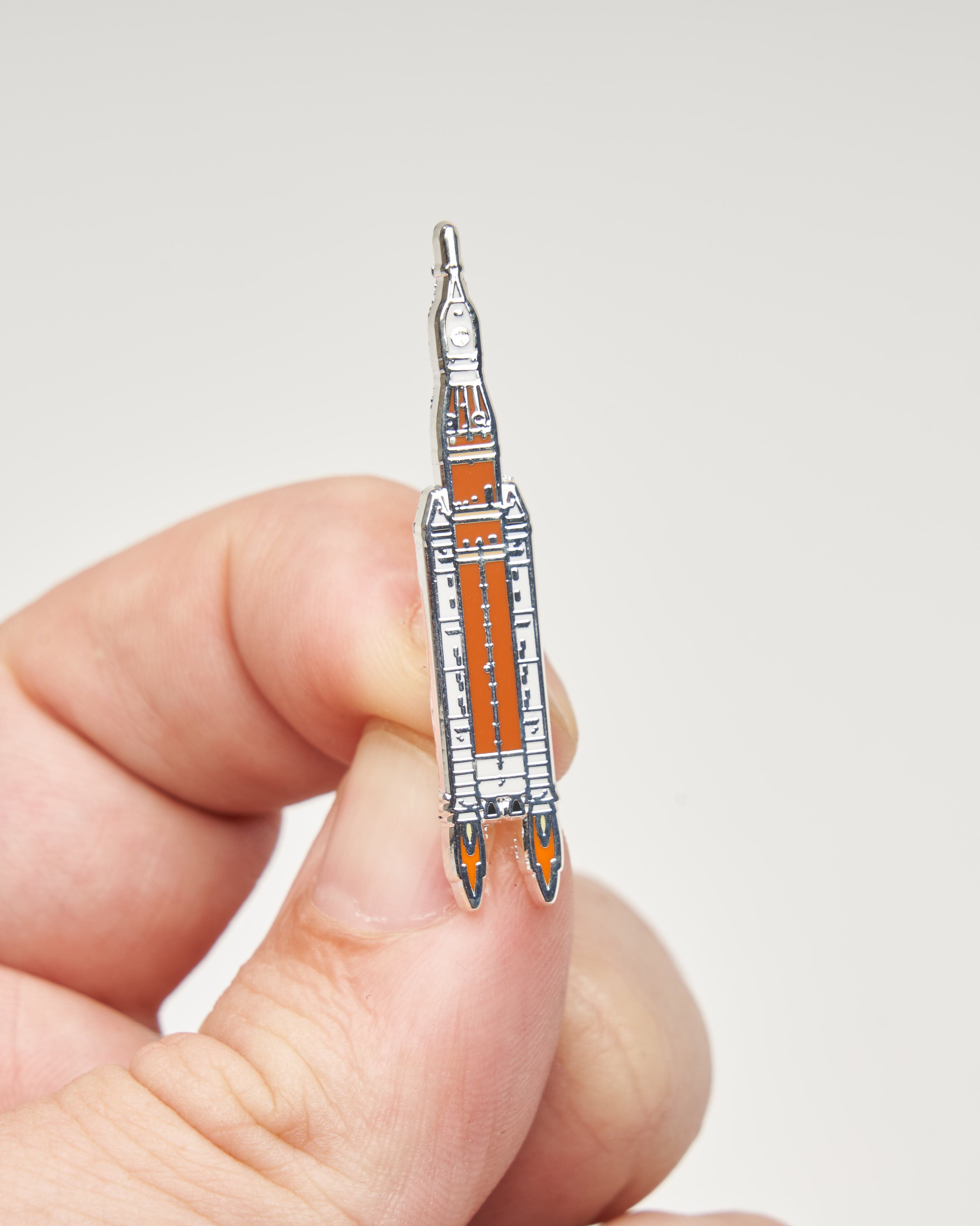 NASA Artemis-I 1 SLS Space Launch System Rocket Enamel Pin Brooch ...