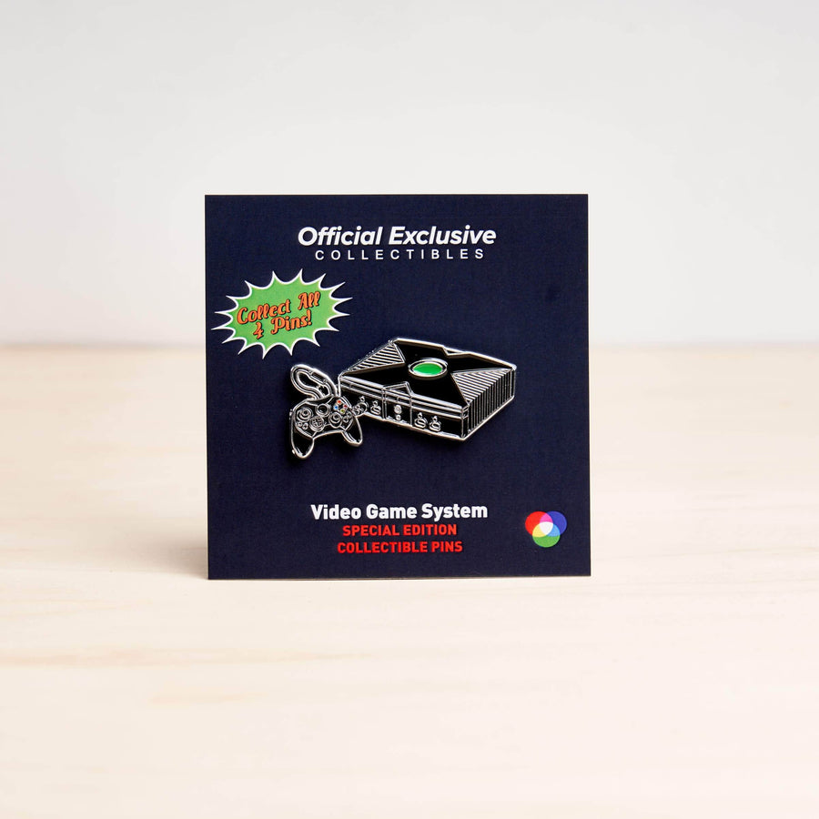Box Video Game System Pin #3