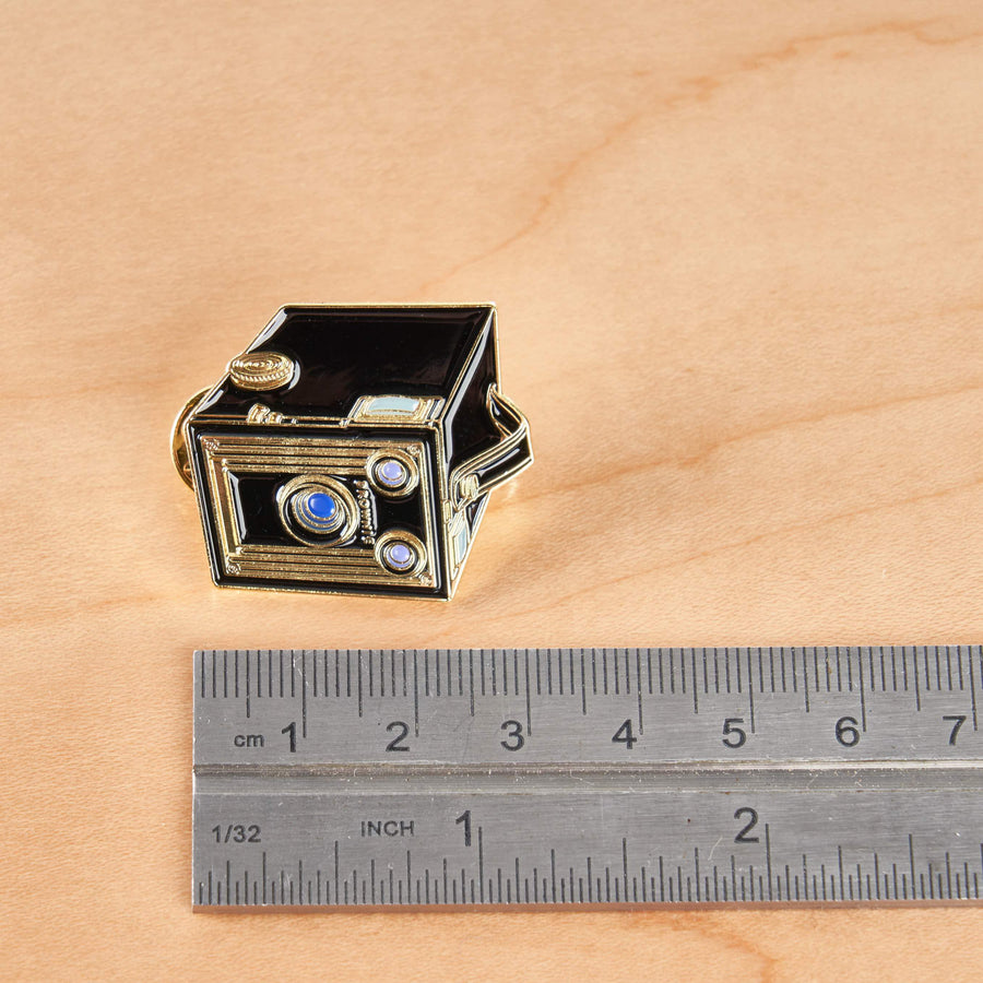 Brownie Camera Pin Gold Variant