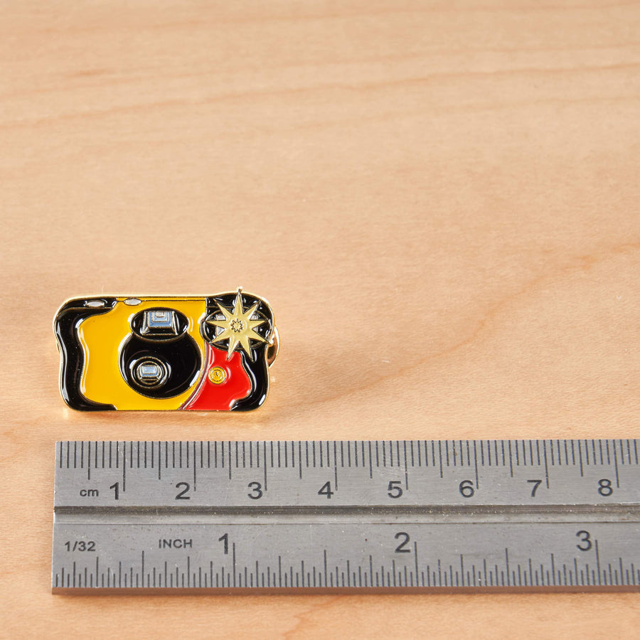 Flashing Disposable Camera #2 Pin Gold Variant
