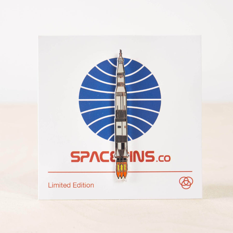 Saturn V Apollo Rocket Pin