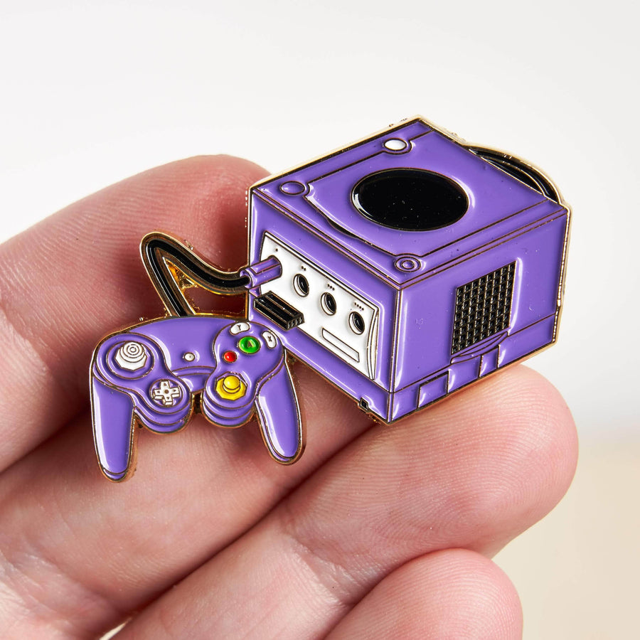G Cube Video Game System Pin #2 Gold Variant
