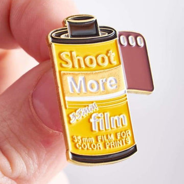 Shoot More 35mm Film Pin - Pin