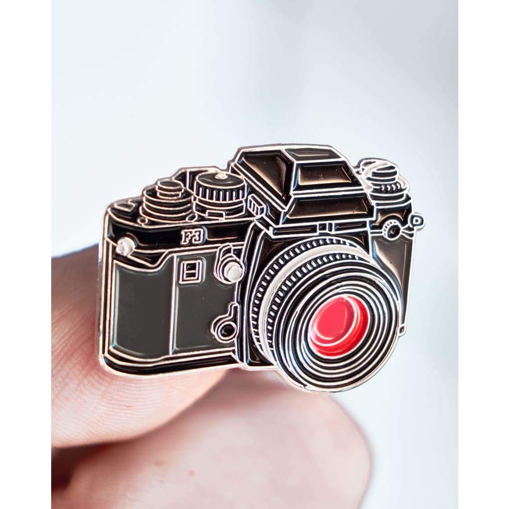 Camera Pin Button Nikon F3 F3HP Lapel Pin - 35mm Film Camera Photography Pins Badges ...